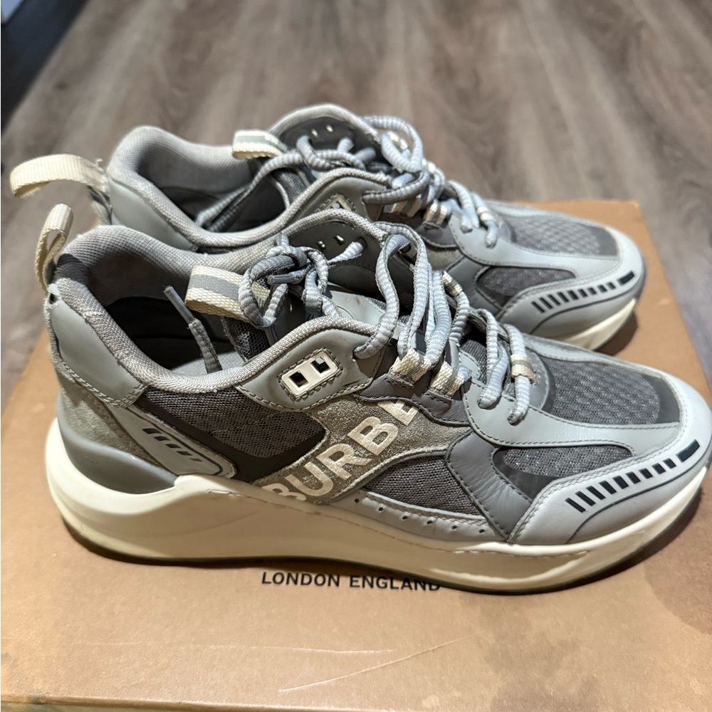 Burnerry Men's Gray Athletic Shoes - Picture 4 of 6